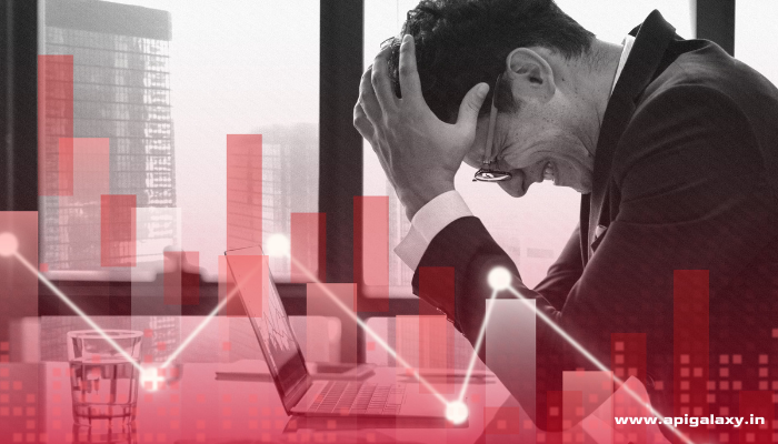 Frustrated businessman facing system failures and revenue loss due to outdated APIs, symbolizing how slow, insecure, and unreliable APIs damage digital growth and customer trust.