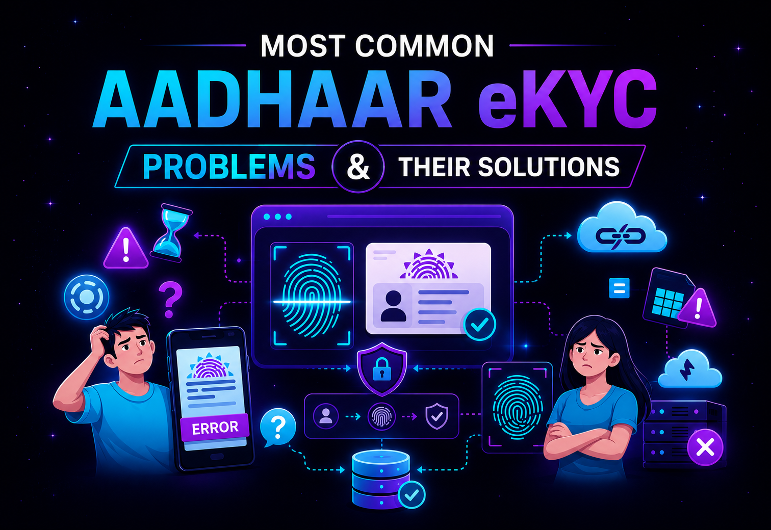 Most Common Aadhaar eKYC Problems And Their Solutions