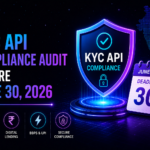KYC API Compliance banner showing a futuristic shield, deadline calendar, and fintech security visuals for June 30, 2026.